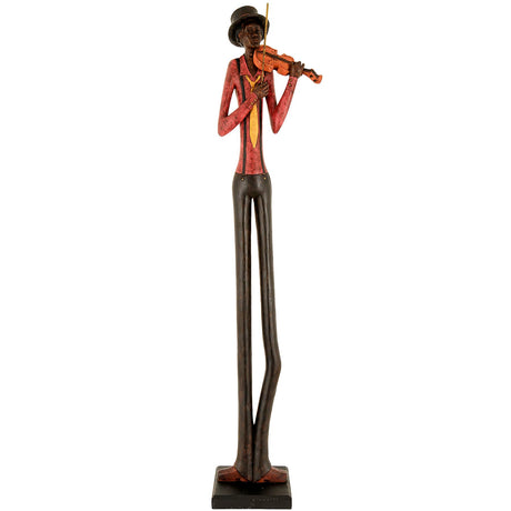 standing jazz band violinist