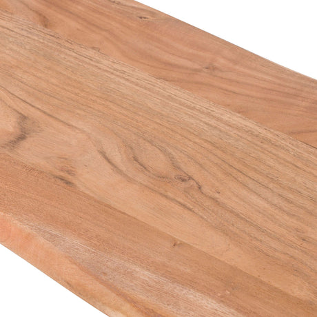 live edge collection bench