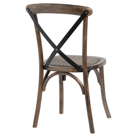 cross back dining chair