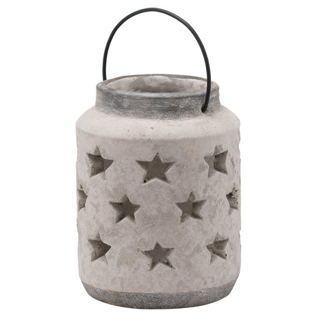 bloomville large stone star lantern