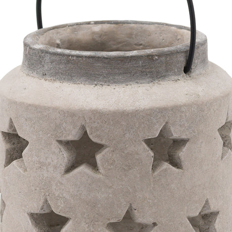 bloomville stone star lantern