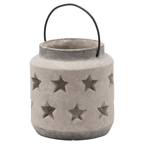 bloomville stone star lantern