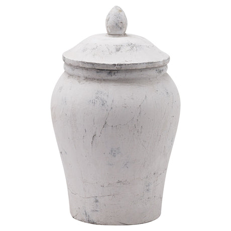 bloomville stone ginger jar