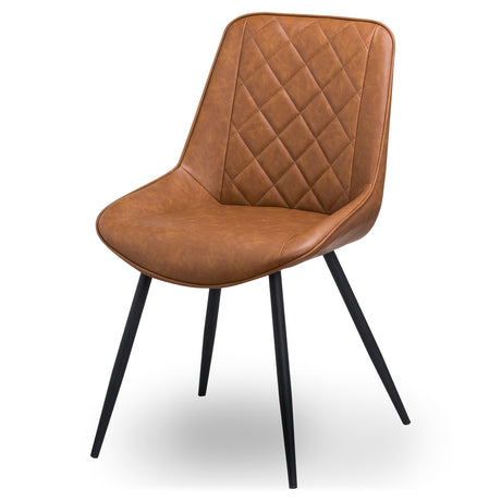 oslo tan dining chair