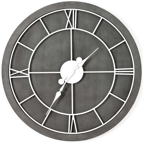 williston grey wall clock