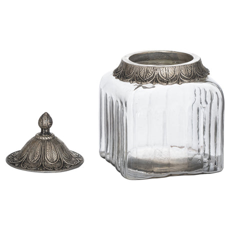 moroccan style lidded medium display jar
