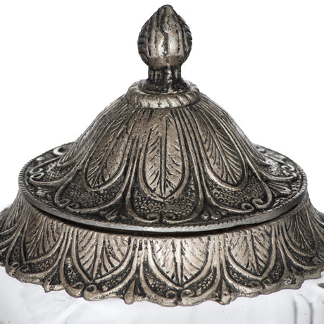 moroccan style lidded medium display jar