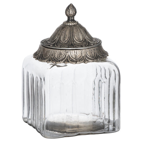 moroccan style lidded medium display jar