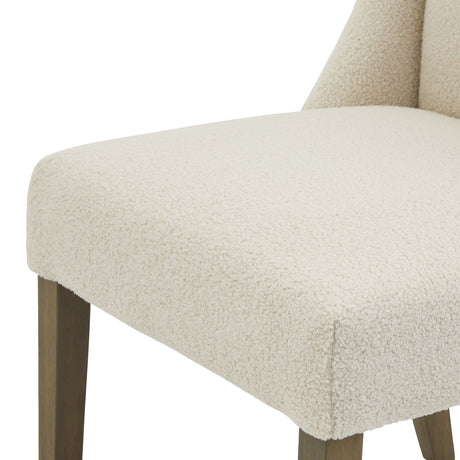 compton boucle dining chair