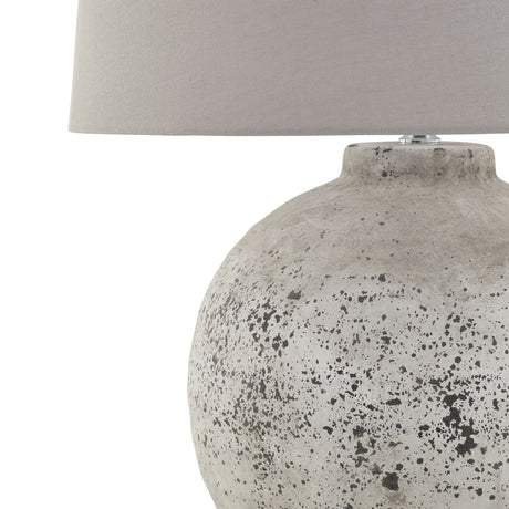 tiber large stone ceramic lamp