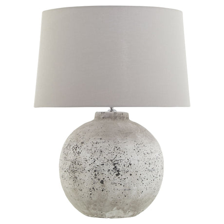 tiber large stone ceramic lamp
