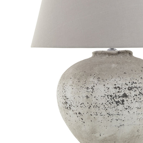 regola large stone ceramic lamp