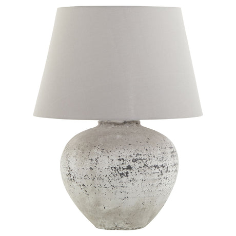 regola large stone ceramic lamp
