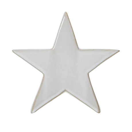 medium ceramic standing star decoration