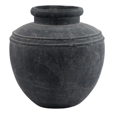amalfi large grey water pot