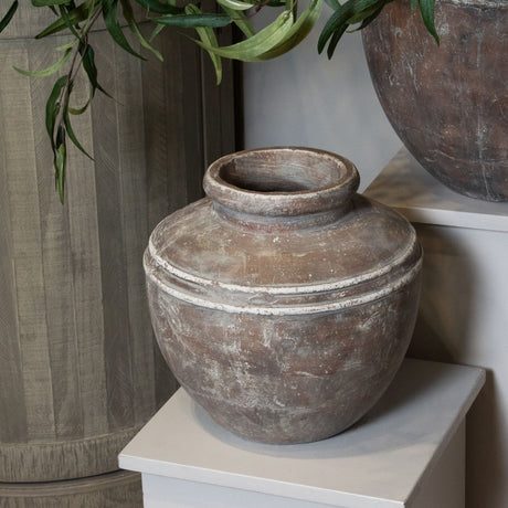 siena brown water pot