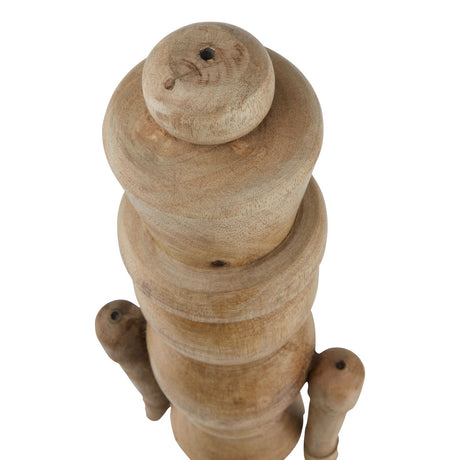 natural large nutcracker decoration