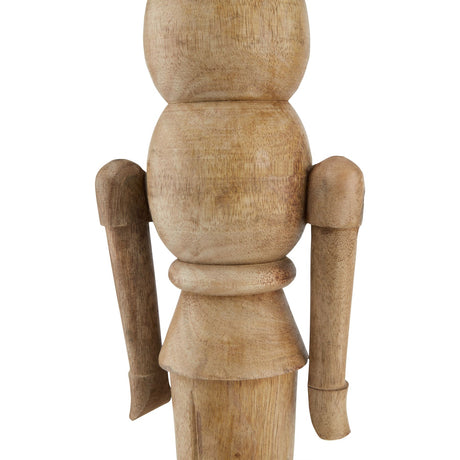 natural large nutcracker decoration