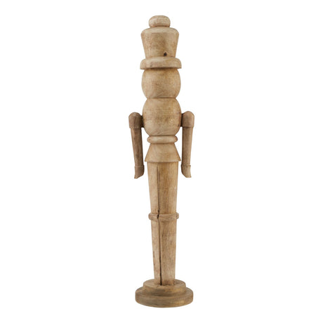 natural large nutcracker decoration