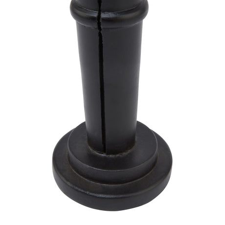 minimalist black wooden large nutcracker decoration