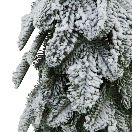 medium snowy fir tree 1