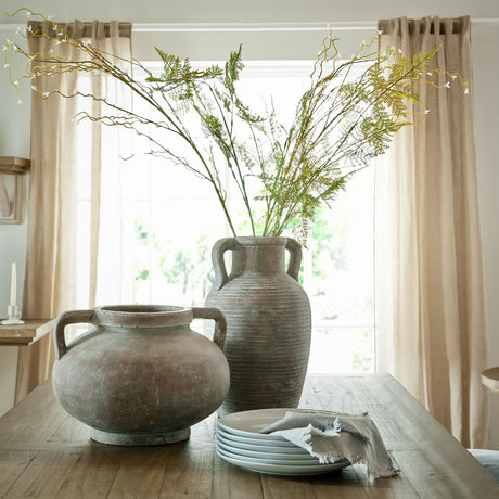 siena large brown amphora pot