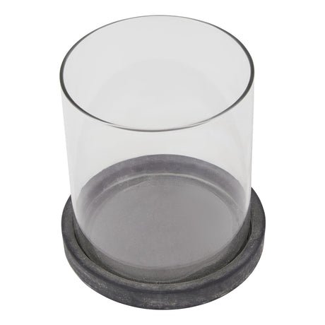 amalfi grey hurricane lantern