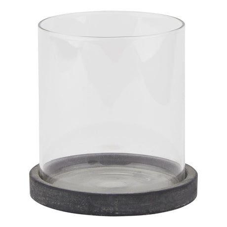 amalfi grey hurricane lantern