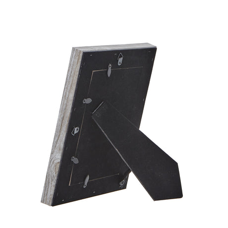 grey washed 5x7 photo frame