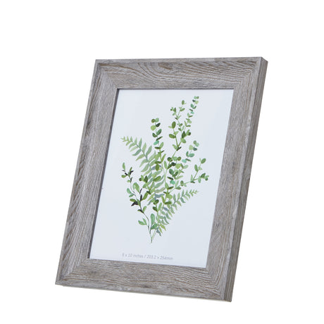 grey washed 8x10 photo frame