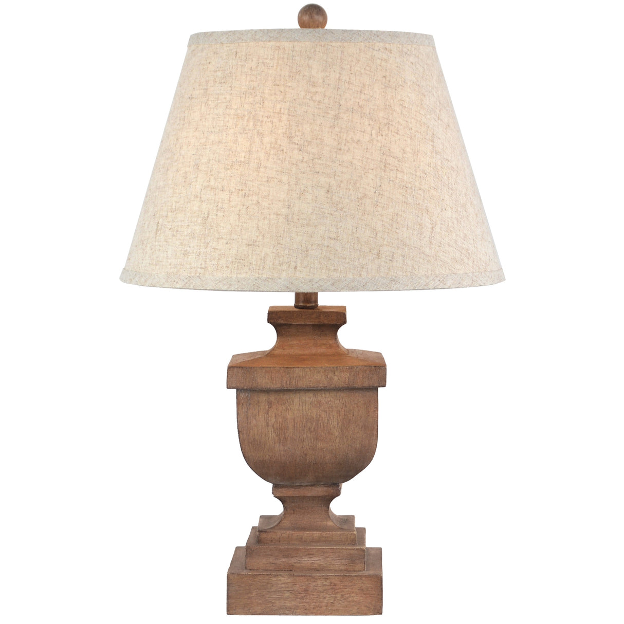 Isaline Table Lamp With Edged Linen Shade