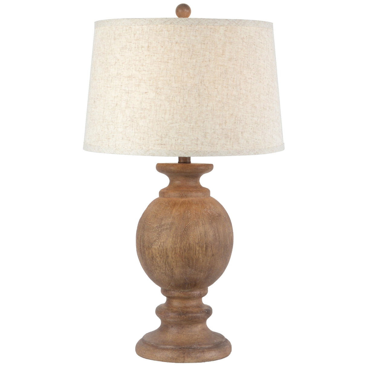 elodine Table Lamp With Edged Linen Shade