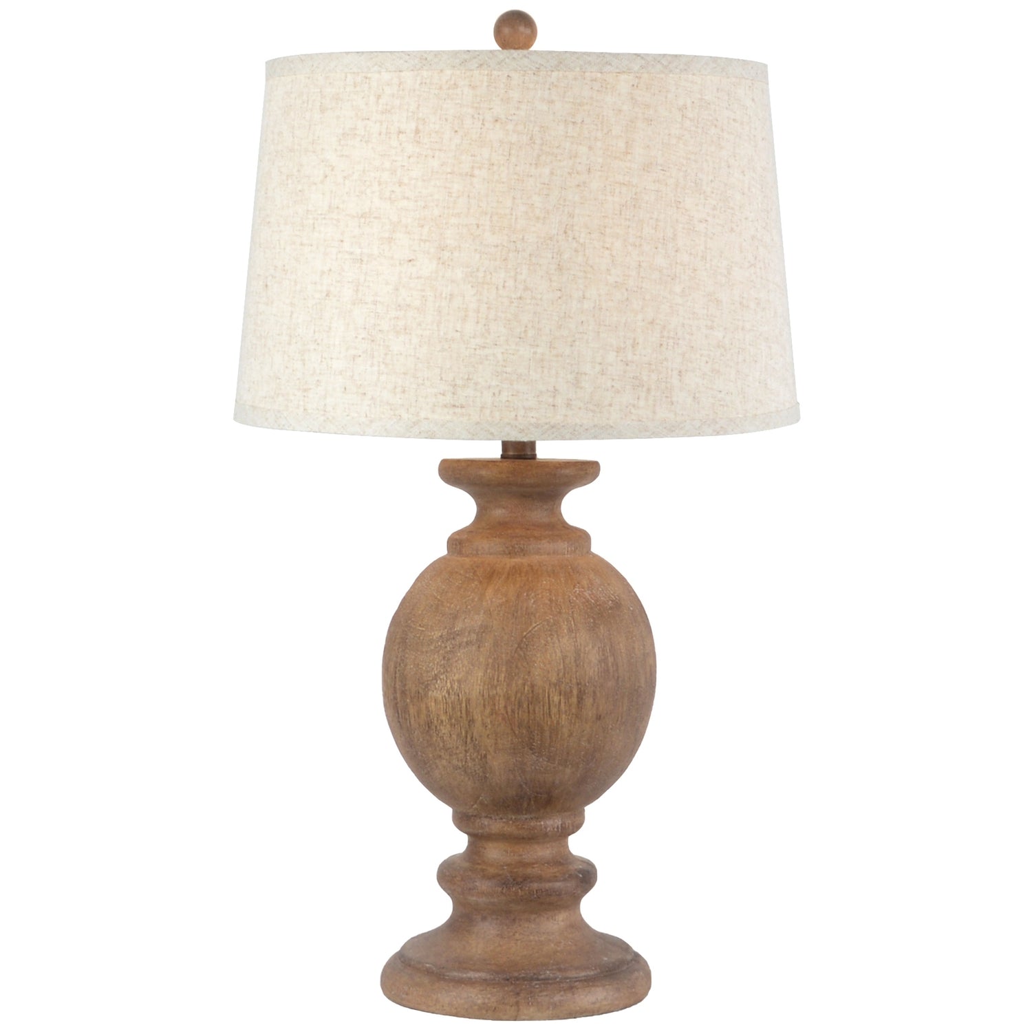 elodine Table Lamp With Edged Linen Shade