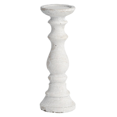 medium stone candle holder
