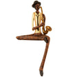 sitting jazz band saxophonist