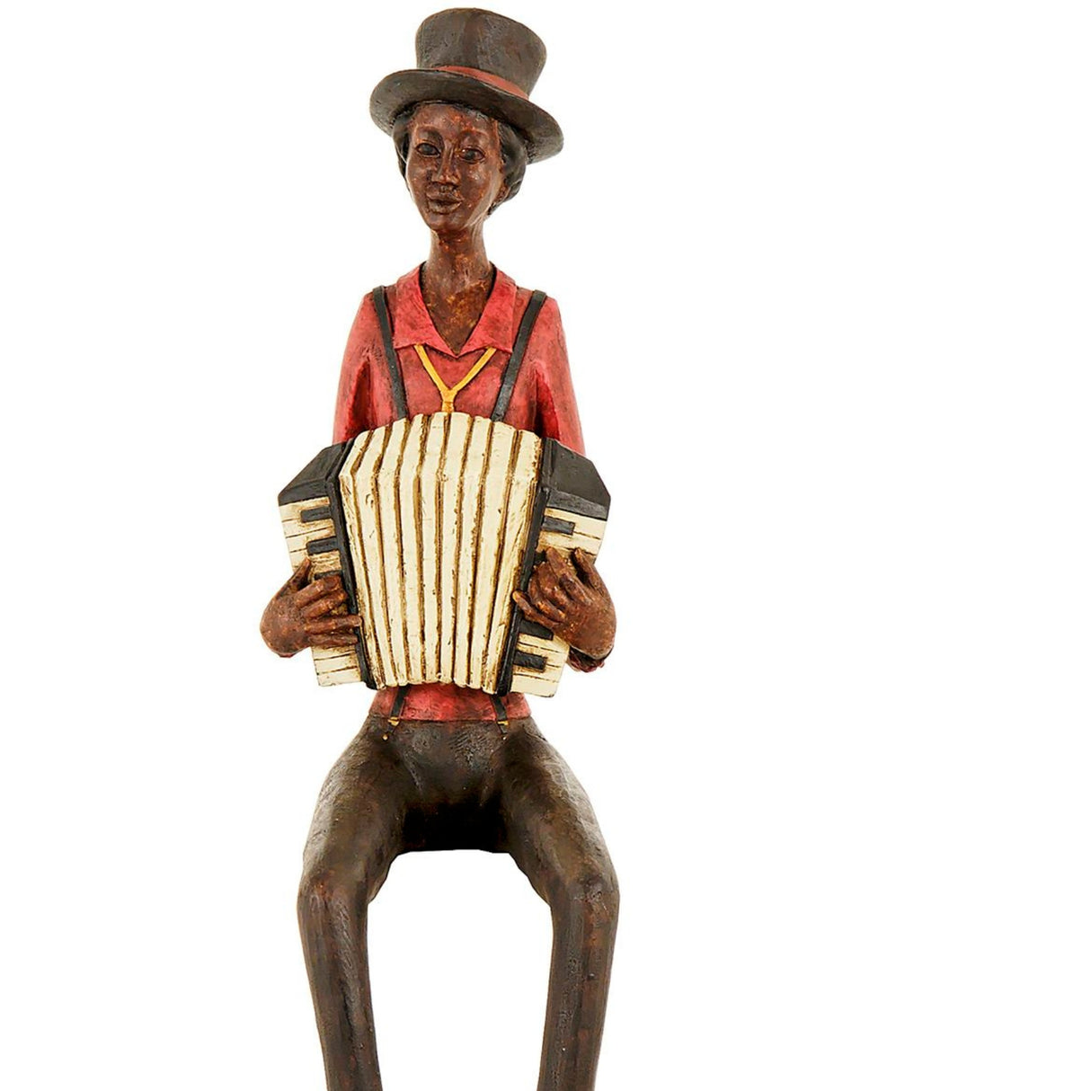 sitting jazz band squeeze box