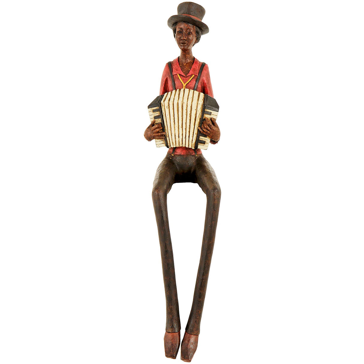 sitting jazz band squeeze box
