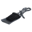 silver brushed steel crook top hearth tidy set