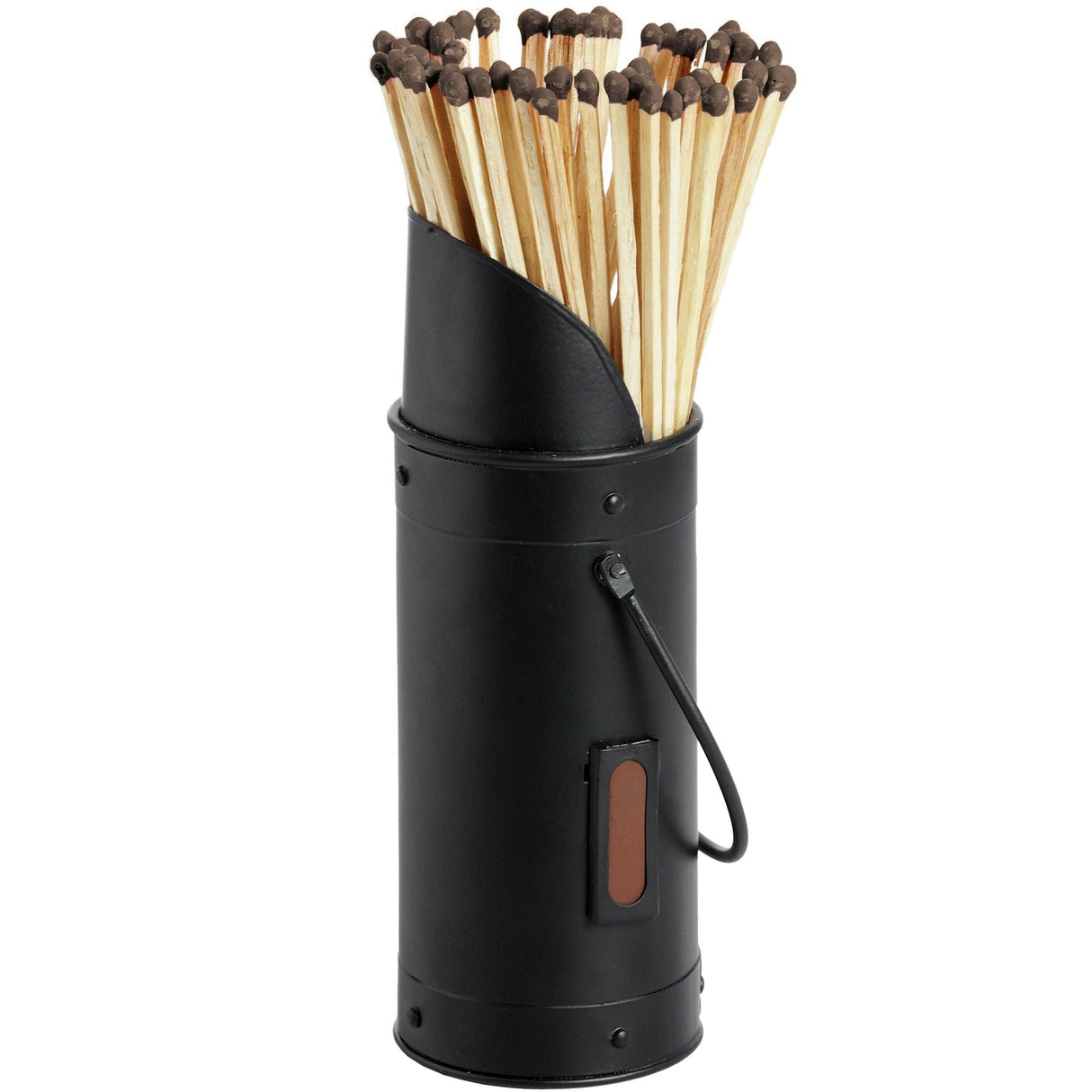 Blandine Black Matchstick Holder with 60 Matches