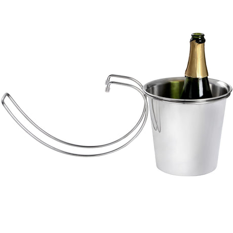 clever table hanging champagne bucket
