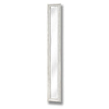 Clemence Antique White Frame Narrow Wall Mirror