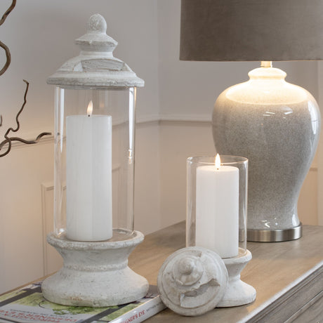 glass candle holder