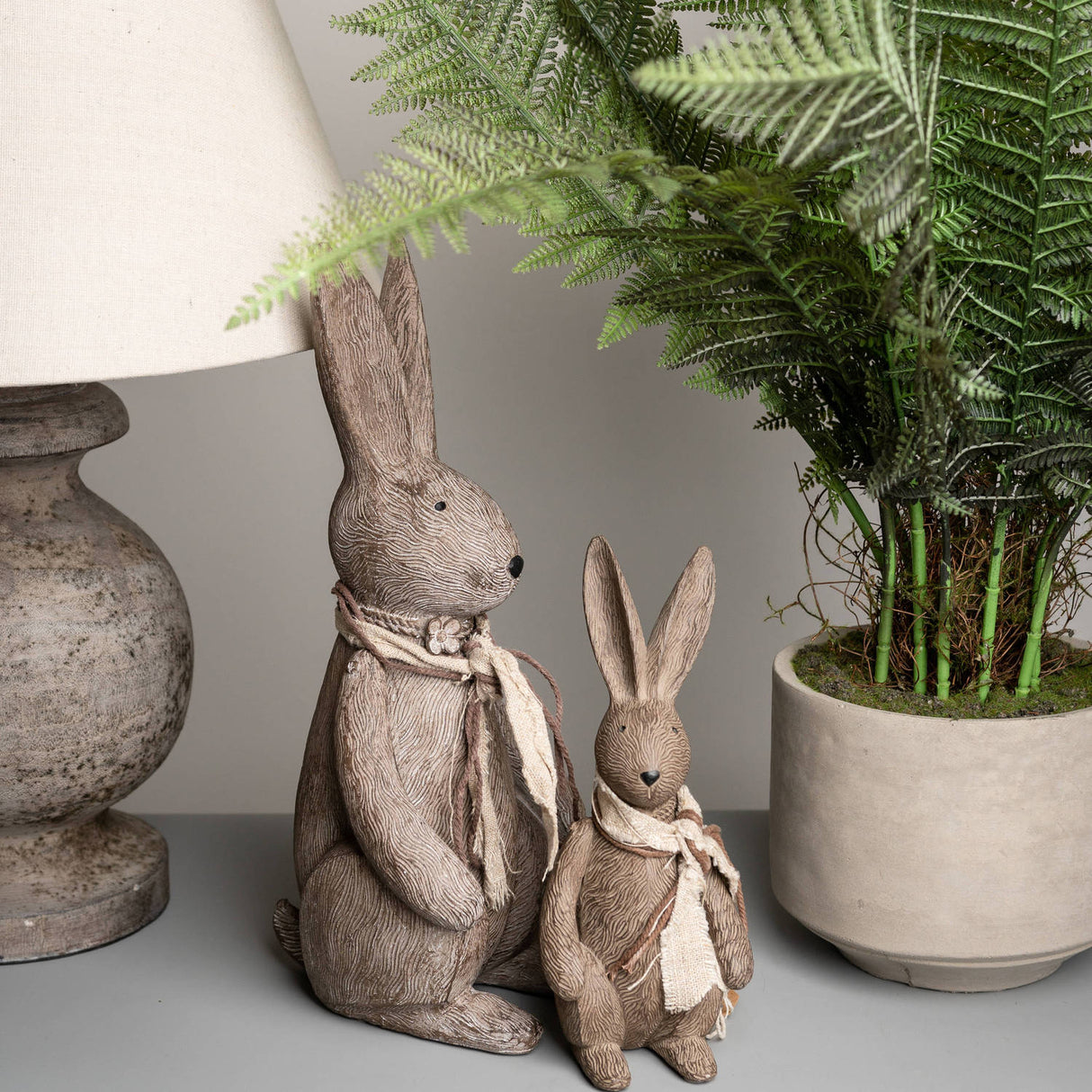winter bunny rabbit large
