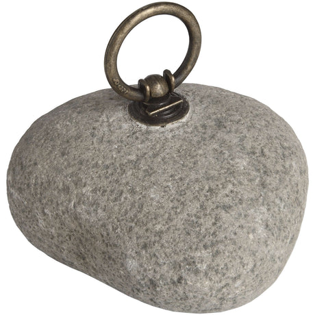 river stone door stop