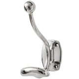 single hook chrome coat hanger