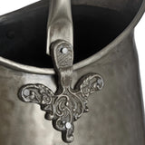 antique pewter coal bucket