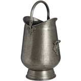 antique pewter coal bucket