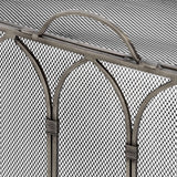 gothic antique pewter firescreen