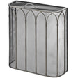 gothic antique pewter firescreen