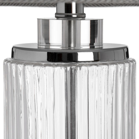 roma glass table lamp
